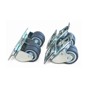 Doppelrollen 4er Set, mit Feststellbremse